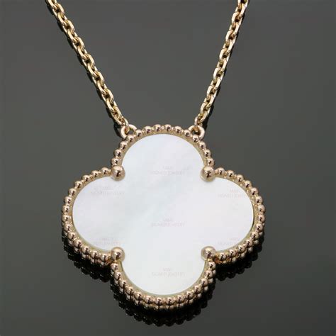 replica van cleef and arpels necklace|van cleef and arpels necklace mother of pearl.